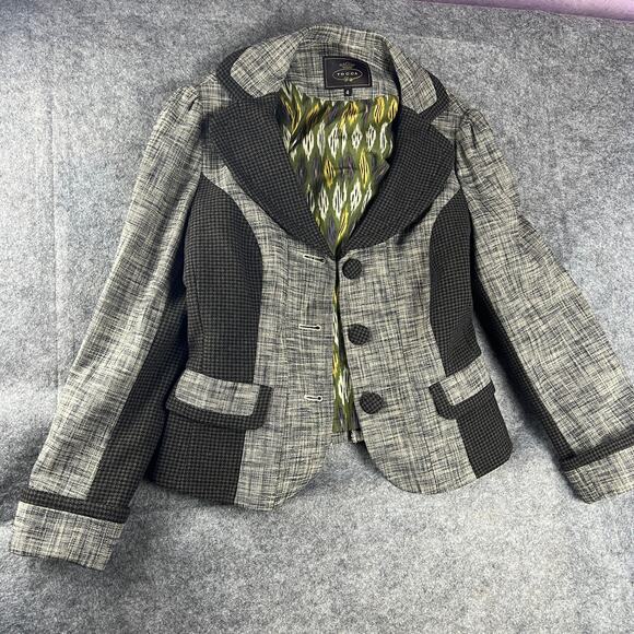 Anthropologie‎ Tocca tailored cropped blazer Sz 4 - Picture 1 of 6